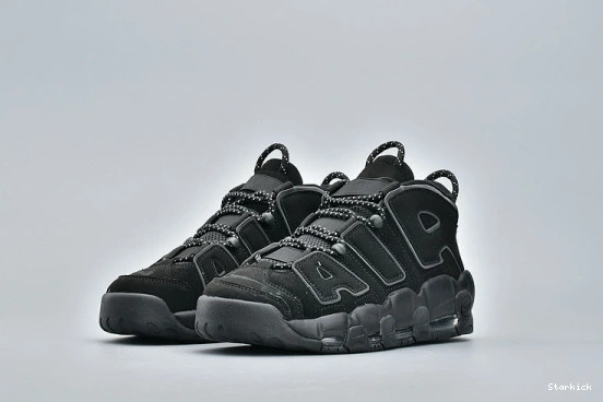  (2018) More Uptempo 414962-004 Black Reflective Air 0321